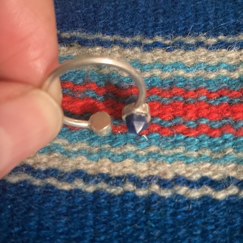 Beautiful, Adjustable Silver Ring With Sodalite &… - image 6